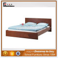 Modern Wood bedroom furniture Sets solid wooden double bed